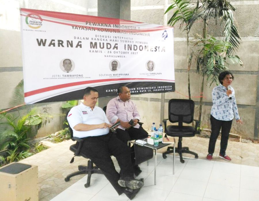 Sambut Sumpah Pemuda, Pewarna Id Gelar Talk Show, Warna Muda Indonesia