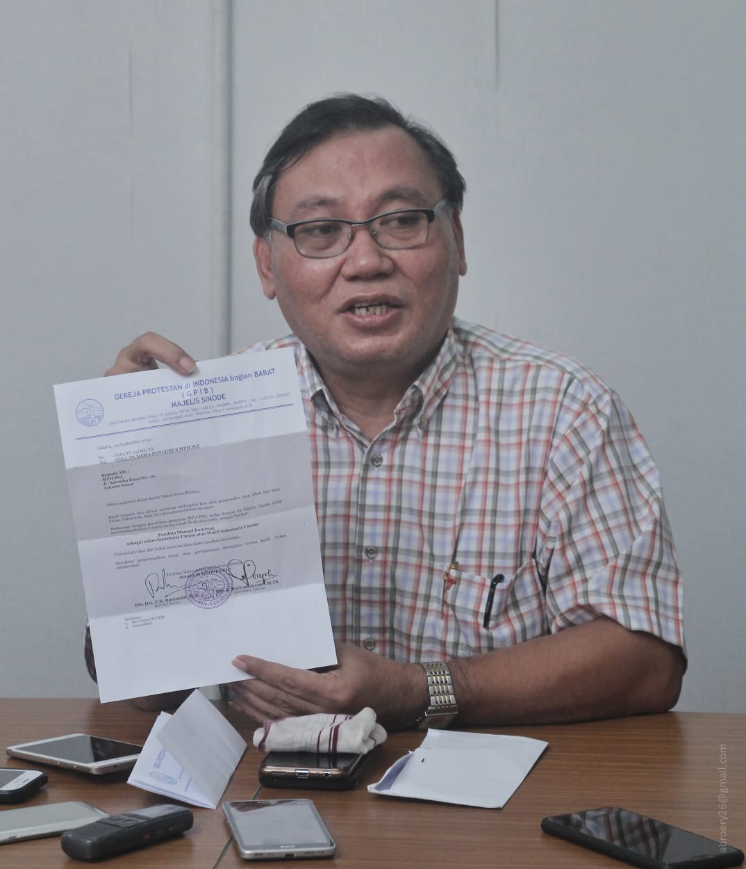 Manuel Raintung Dijagokan GPIB Sebagai Sekum Dampingi Calon Kuat Ketum PGI, Gomar Gultom