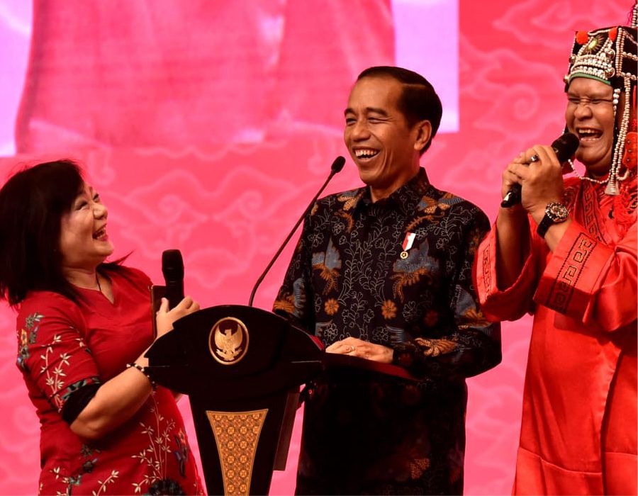 Hadir di Acara Imlek Nasional, Presiden Ingatkan Jaga Persatuan dan Kerukunan