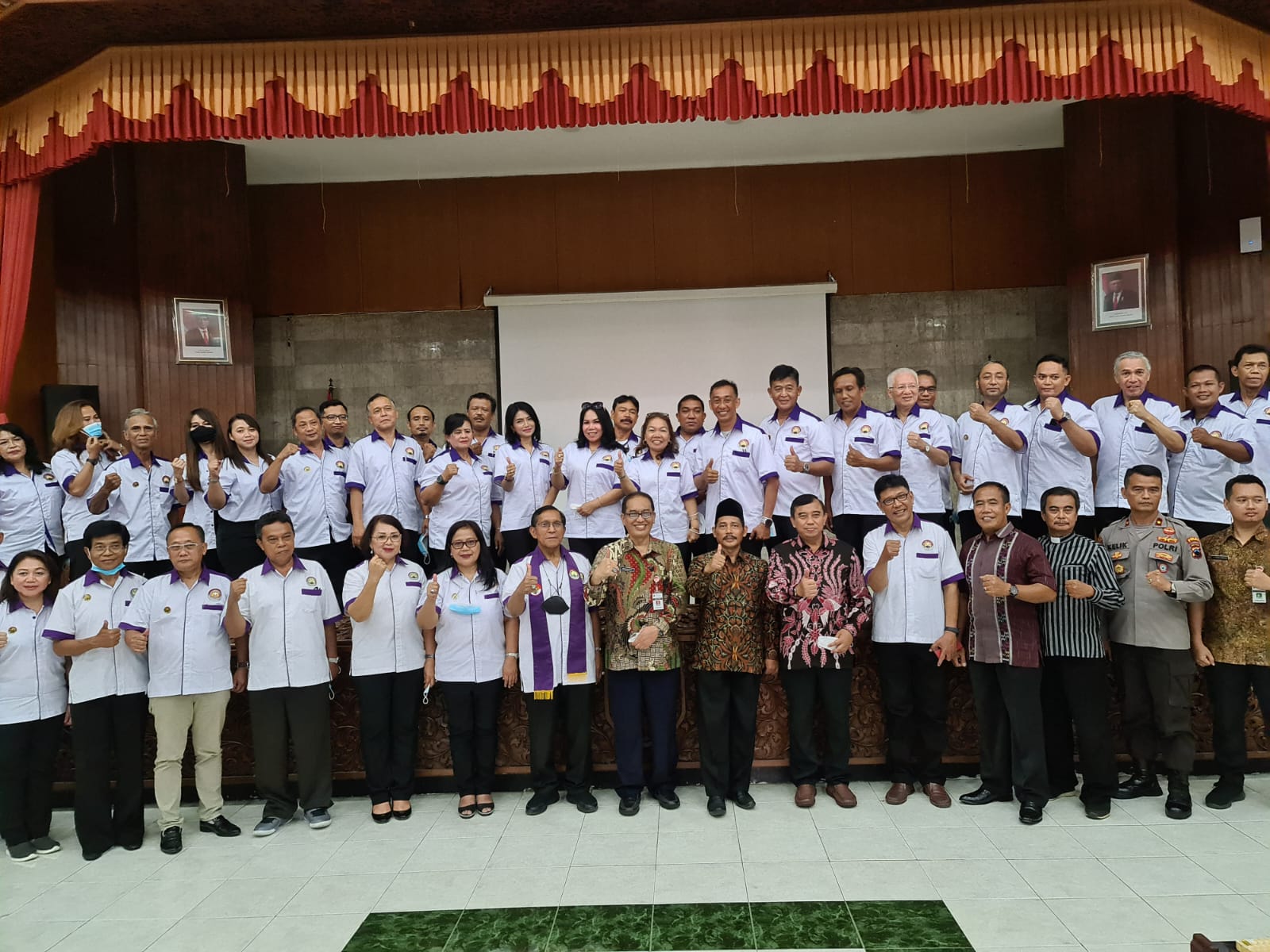 Ketua Umum DPP MUKI Djasarmen Purba Lantik Pengurus DPW Jawa Tengah