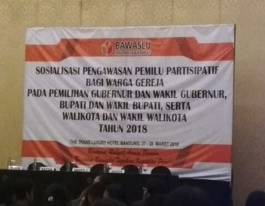 Sosialisasi Pengawasan Pemilu Partisipatif Bagi Warga Gereja